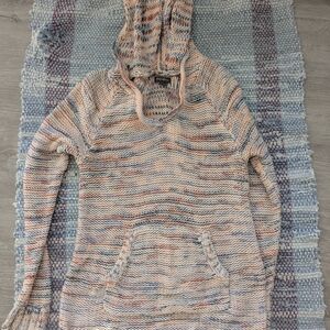 Eddie Bauer Blue and Orange Knit Sweater